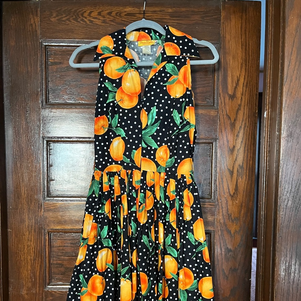 Bernie Dexter Mari Dress Oranges xsmall
